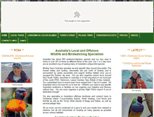 Tablet Screenshot of birdingtours.com.au